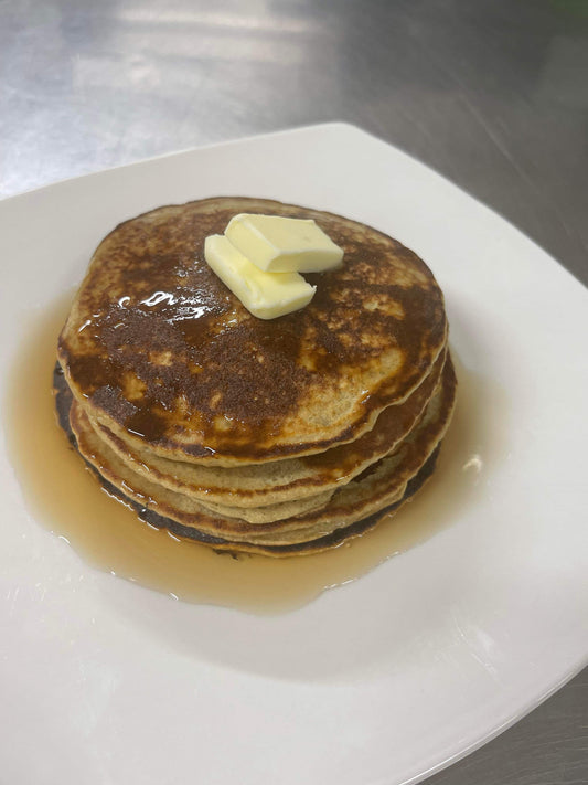 Banana Oat Pancakes *